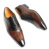 Fashion Luxury Men's Dress Shoes Higher Quality Oxford Leather Shoe Lace-Up Casual Business Shoes Fashion Carved Wedding Party Office