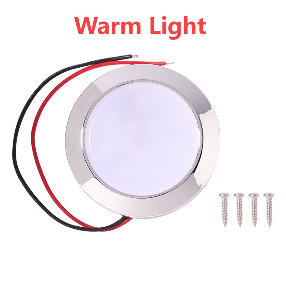 1.8W IP65 Waterproof 12V 24V Auto 24 SMT LED Dome Reading Lamp for Caravan RV Marine Car Interior Roof Ceiling Lights
