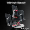 360° Metall Skrivebord Mobil KutumyQC Telefonholder Stativ For iPhone iPad Xiaomi Justerbar Skrivebordsnettbrettholder Mobiltelefonstativ