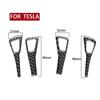 4X Carbon Fiber Interior Window Lift Switch Button Cover Trim For Tesla Model 3Y