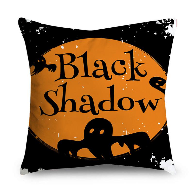 Easter Happy Halloween Horror Pumpkin Print Pattern Cushion Cover Home Living Room Sofa Decoration Pillow Cover