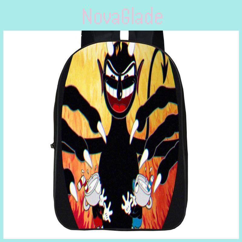 Fashionable 3d Print School Bag With Comfortable Arcuate Shoulder Straps
