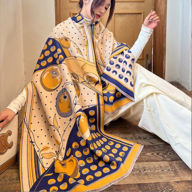 New Arrival Women'S Scarl Thickening Warm Pashmina Cashmere Scarf Female Autumn Winter Soft Scarf Shawl Multipurpose Blanket
