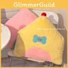 Cartoon Geometric House Plush Toy With Embroidery Sofa Cushion Decor Gift Doll