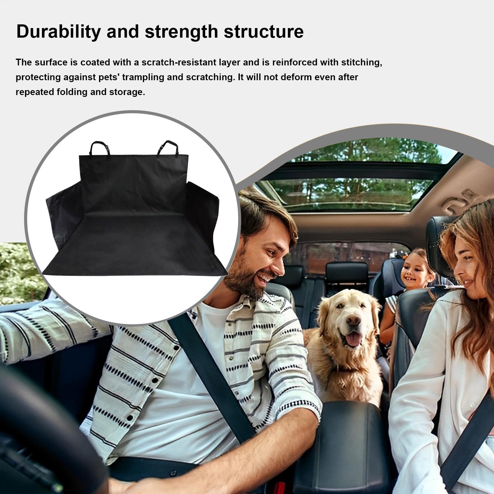 

Backseat Pet Bed Mat Dog Seat Cover Car Protector Non-Slip Dustproof Pad Protector With Storage For Truck Provide Comfort China Mainland