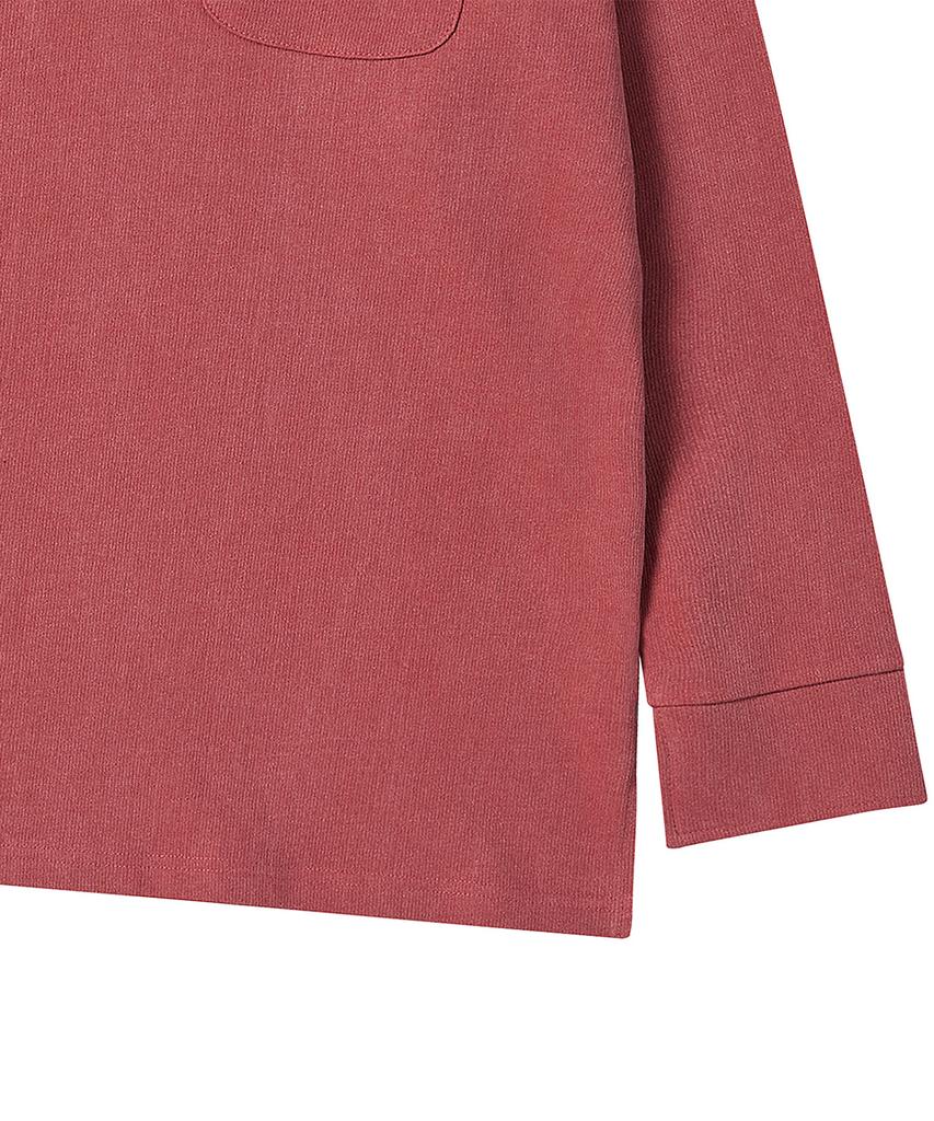 BEYOND CLOSET [Collection Line] 90S Archive Pique Sweatshirt Washed Red