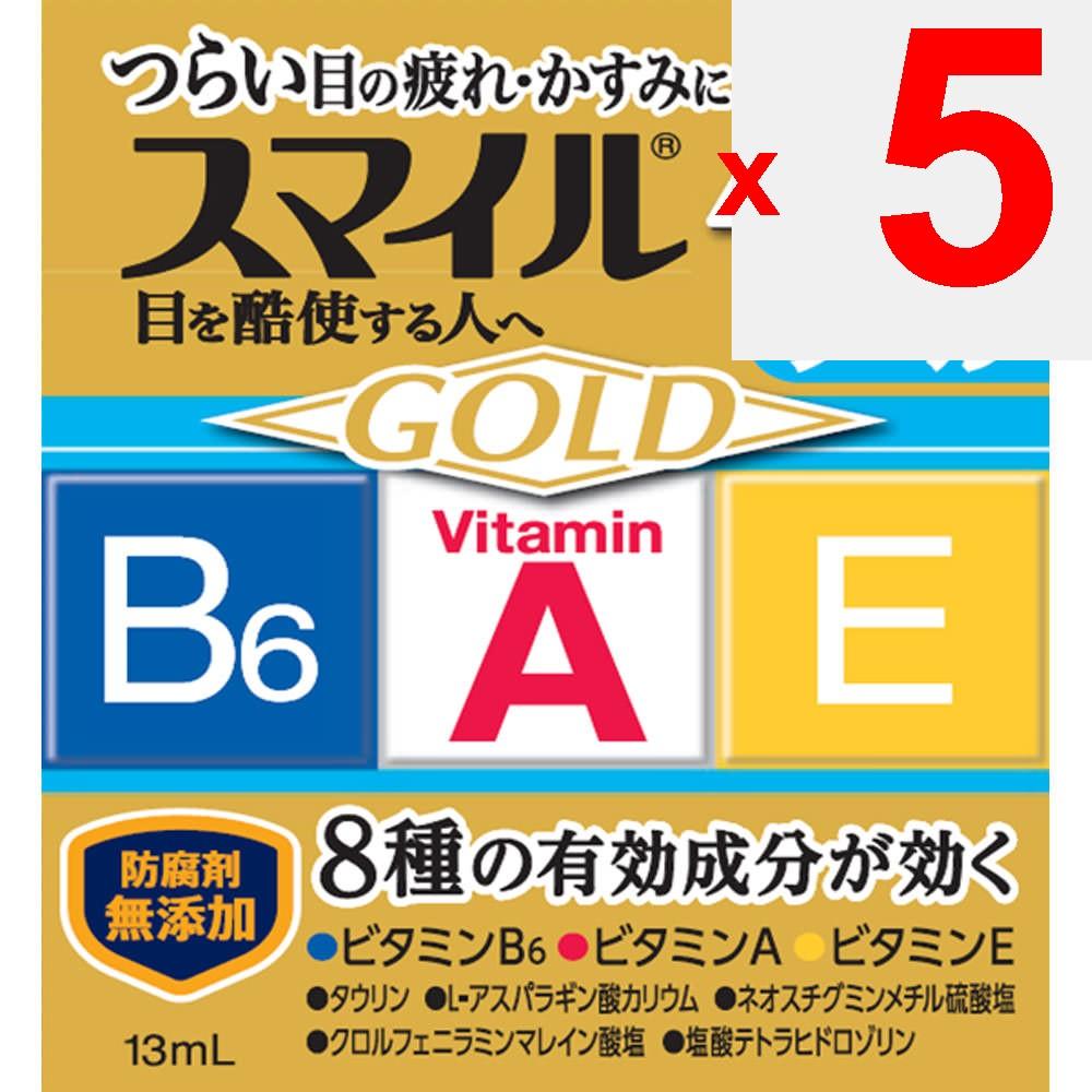 LION Smile 40EX Gold 13ml Eye Strain & Fatigued Eyes Eye Drops Indications: - Eye fatigue - Blurred vision (e.g., when experiencing excessive eye disc