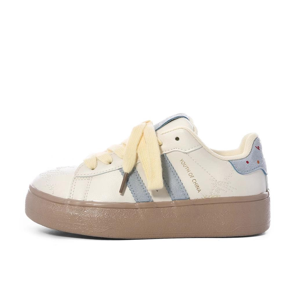 Korean dopamine board shoes spring 22 new chic shoes thick sole