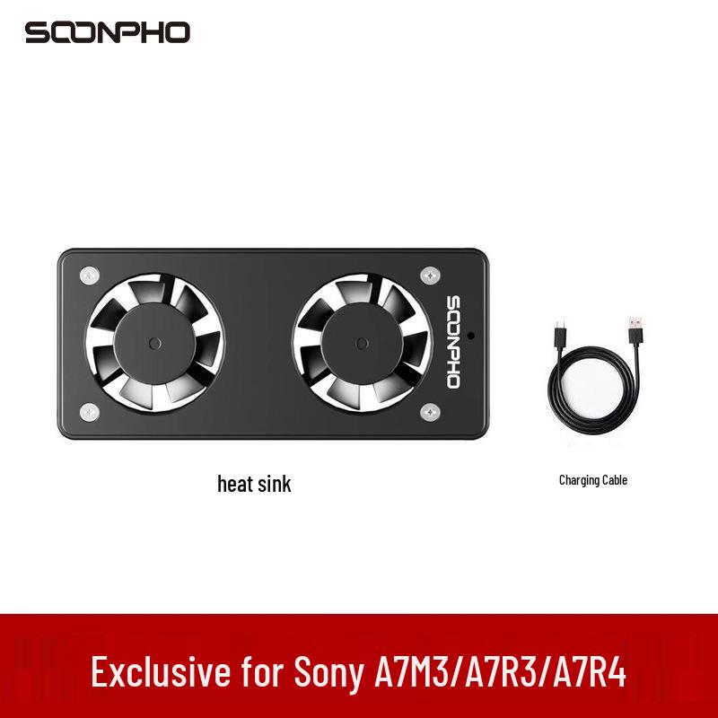 Radiator Cooling for Live Streaming - Compatible with Sony A7M4, A7C, ZVE1/10, and a6700 Cameras