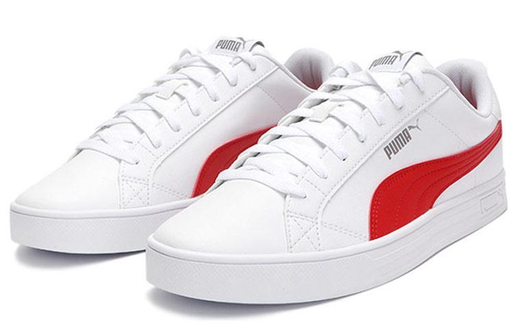 Puma Smash Vulc V3 Lo 'White High Risk Red'