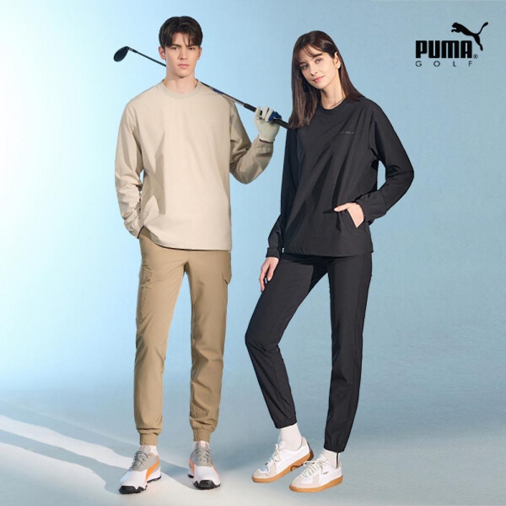 

Puma Golf 23ss Rounding Jogger Pants Men And woMen 5 Color Choose 1 4. Female black PGFELBN07/00/026