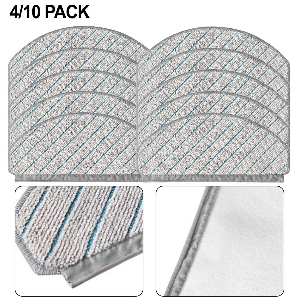 Pack of Washable Reusable Mop Cloths for Bosch For Spotless + BCRD1W / BCRD2W Microfiber Replacement Set 4 Pack 10 Pack