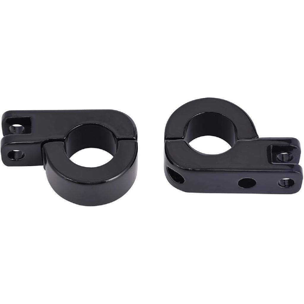 32mm 1 1/4" Highway Engine Guard Bar Highway Footpegs Mount Kit Fits For Harley Touring Road Electra Street Glide Road King Dyna Sportster (Gloss