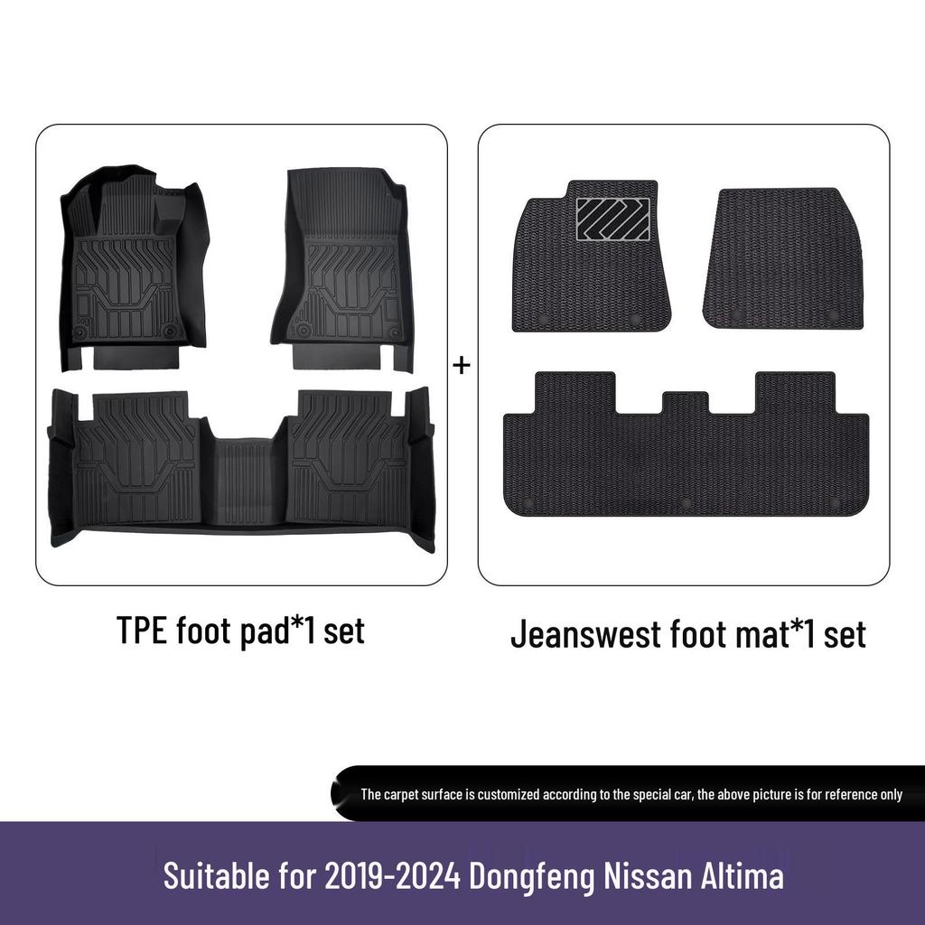 Eco-Friendly TPE 3D All-Weather Floor Mats for Dongfeng Nissan Teana