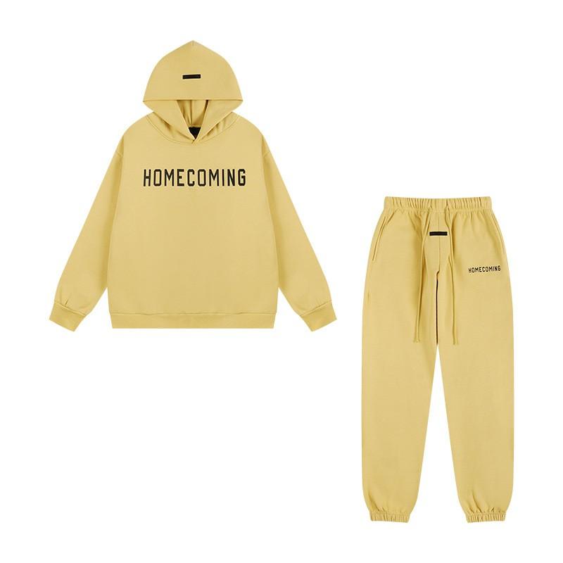 Essentials Streetwear Hoodie Jogger Set Cotton