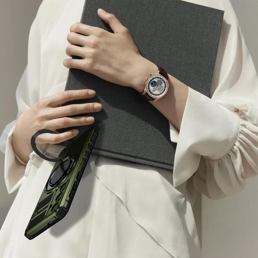 Etui z magnetycznym pierścieniem na obiektyw przesuwny dla Samsunga Galaxy S24 Ultra S23 Ultra S22 Plus S23 FE S21 Wytrzymała osłona ochronna Bumpery na telefon