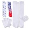 5 Pairs Blank White Sublimation Socks Blank Socks For Sublimation Dye Sublimation Sock Multi Sizes For Teen and Adult