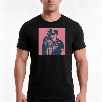Run the Jewels (RTJ) Portrait TShirt Summer Casual Cotton Tee Oversized Streetwear Tops Vintage Graphic Print Cotton