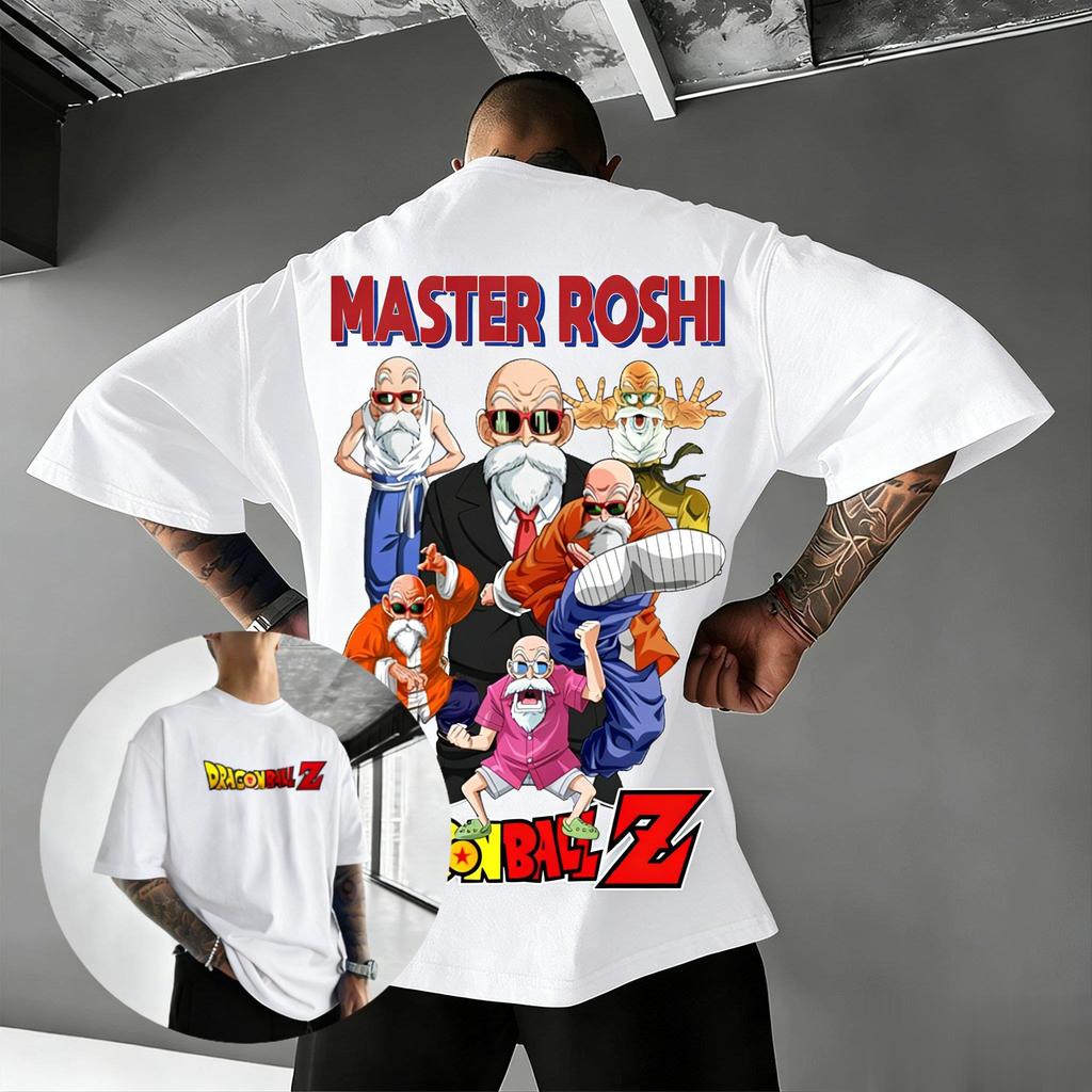 Dragon Ball Z Master Roshi Anime T Shirt Men Women Cotton Short Sleeve Tee Graphic Print Streetwear Casual Summer Tops 2026 Y2k