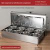304 Stainless Steel Spice Box with 8 Compartments