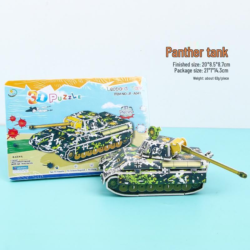 3D Stereo DIY Paper Puzzle - Handmade Small House Toy for Children Aged 3-6.