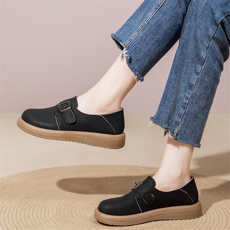 Autumn and Winter Footwear Plus Size Thick Soled Shoes Plus Velvet Warm Women's Shoes and Cotton Shoes