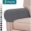 Stretch Armrest Covers (Set of 2) – Anti-Slip Spandex Jacquard Furniture Protectors for Chairs, Sofas & Recliners – Washable & Durable Slipcovers