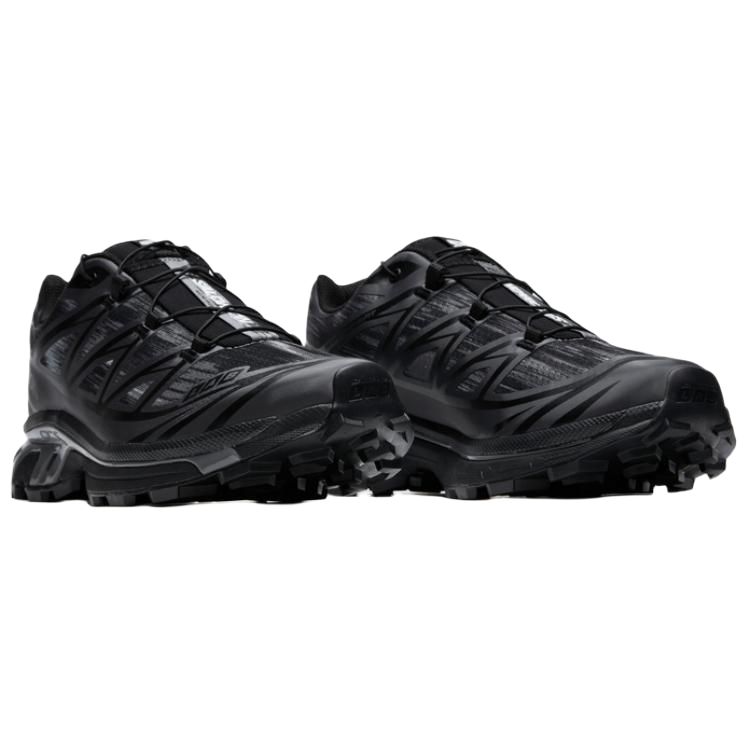 SALOMON Xt-6 Camo Comfortable Versatile Durable Breathable Support Low-Top Outdoor Functional Shoes Unisex Shoes Black Gray 477805