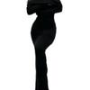 Spring and Autumn Women's Dress Fashion Sexy One Lapel Backless Long Sleeve Slim Long Dress