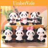 Cute Panda Plush Doll With Pp Cotton Filling For Bags And Gift Accessories