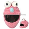Motorcycle Plush Helmet Cover - Three-Eye Elk, Pumpkin, Rabbit Balaclava