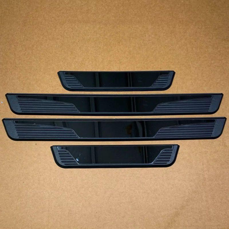 For Nissan Frontier Pro 4x 2017 2018  -2025 Door Sill Pedal Cover Trim Scuff Plate Protector Sticker Car Styling Accessories