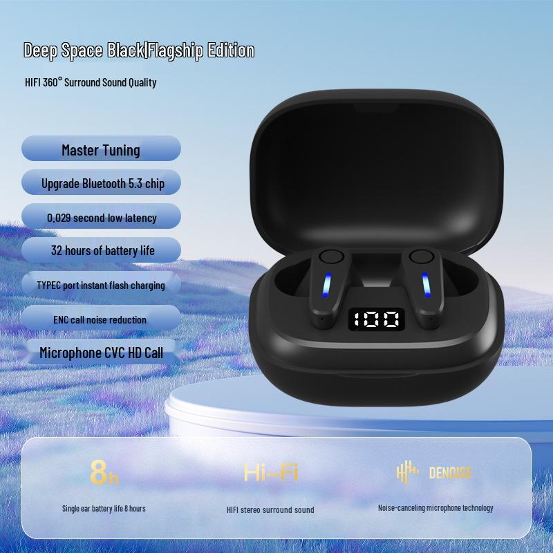 2026 Touch Bluetooth Earbuds for Apple, Xiaomi, Vivo - Super Long Battery Life, In-Ear Design