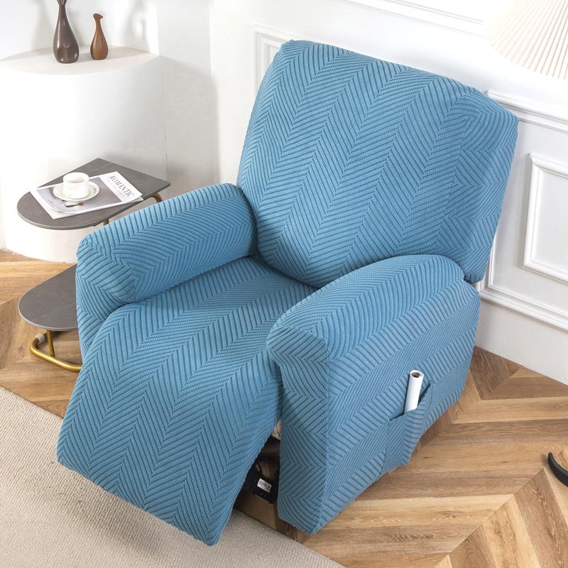 1/2/3 Seater Jacquard Recliner Sofa Cover For Living Room Stretch Single Couch Slipcovers All-Inclusive Armchair Slipcovers Home