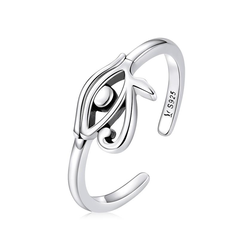 WOSTU Adjustable Rings Real 925 Silver Stackable Engagement Zircon Open Size Rings For Women Female Original Jewelry