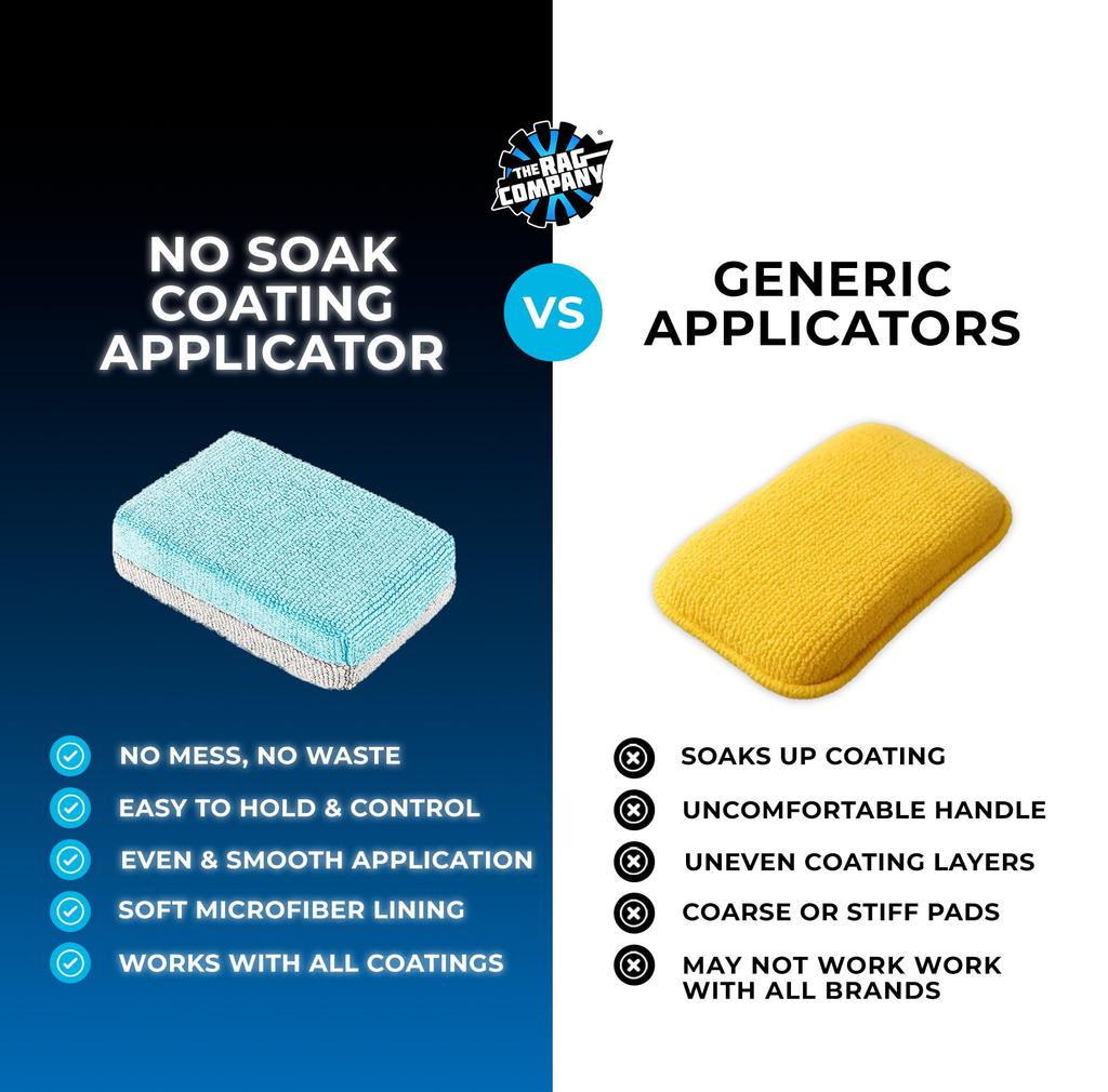 The Rag Company Ultra Coating 7 x 12 Zestaw Aplikatorów do Nakładania Powłok Samochodowych Bez Namaczania, cm, 6, (Plac)