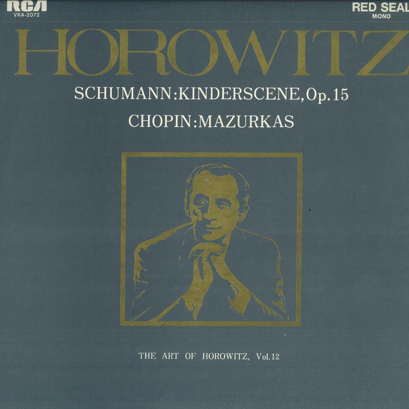 

LP Record Horowitzs Art Volume 12 Schumann VRA2072 RCA RED SEAL Japan Classical
