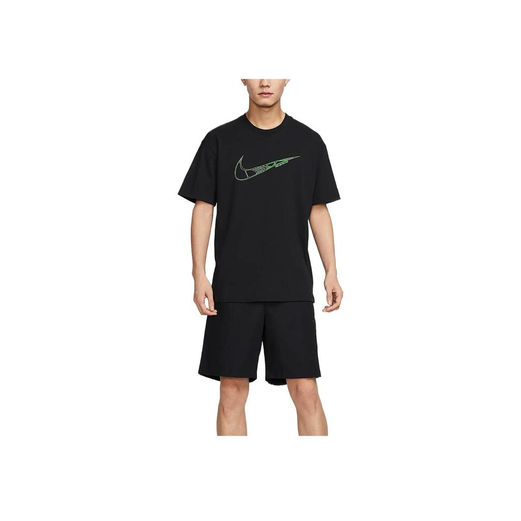 Nike Sportswear Comfortable Versatile Fashionable Short Sleeve T-Shirt Men Tops Black HJ0747-010