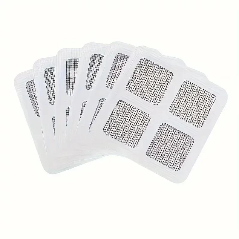 6-40pcs Disposable Hair Catcher for Shower Mesh Shower Drain Covers Floor Sink Strainer Filter Mesh Sticker Bathroom Accessories