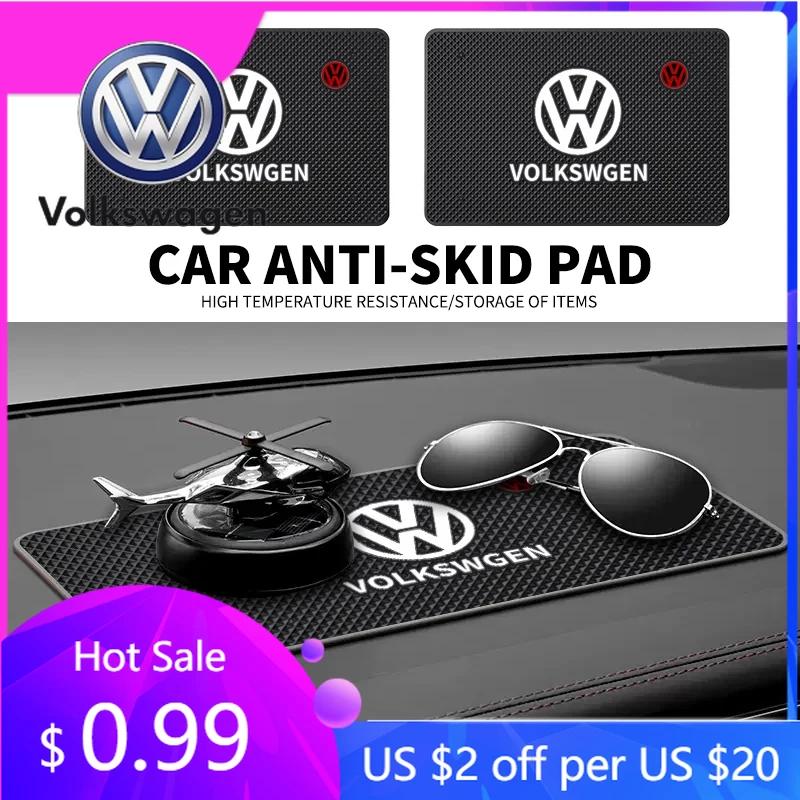 For VW Volkswagen Jetta MK5 Golf PVC Bil Dashbord Klebrig Sklisikker Matte Telefonholder Sklisikker Silikonmatte For VW Volkswagen Jet