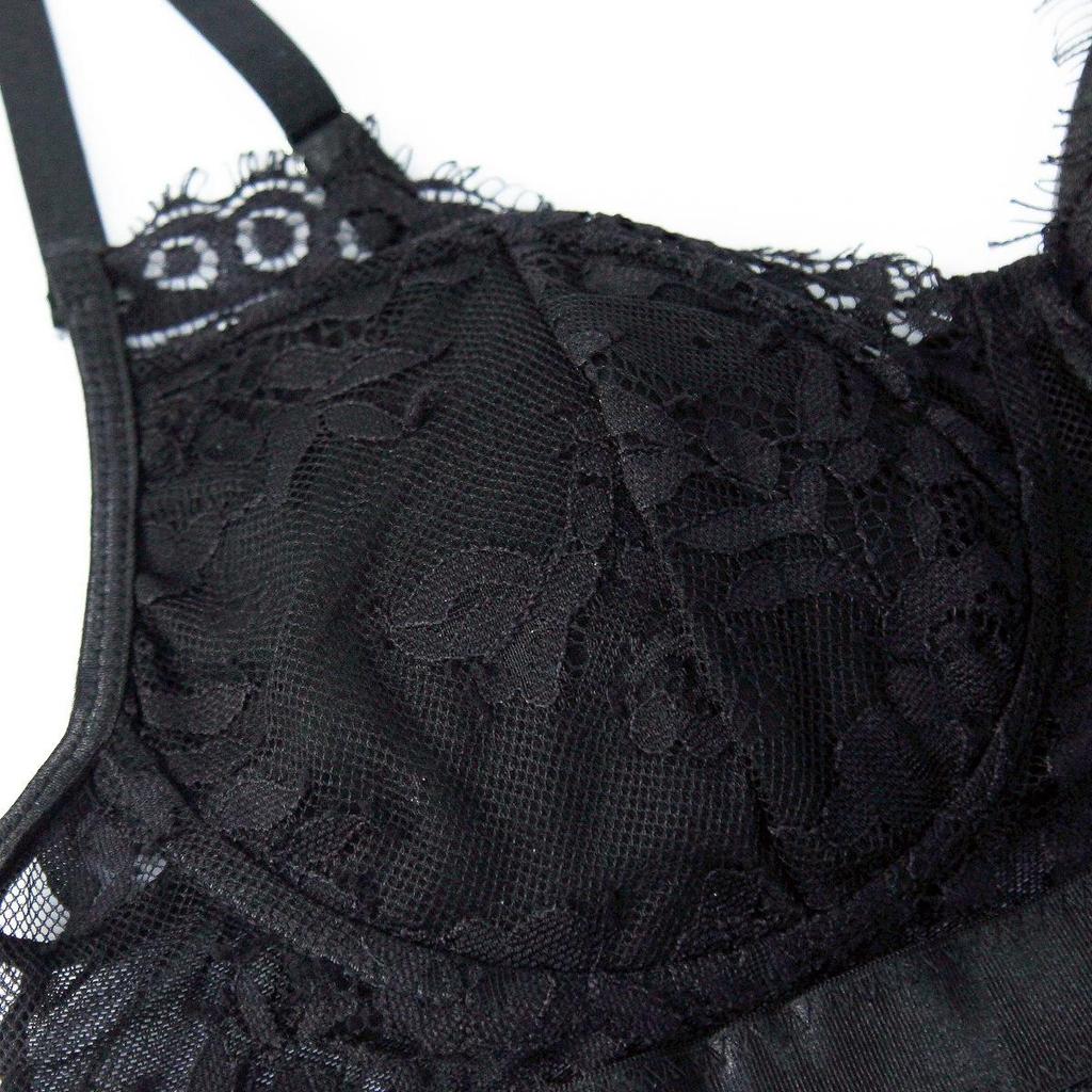 European & American Style Lace Patchwork Camisole for Women - Hot Girl Bare Back Mesh Eyelash 8834