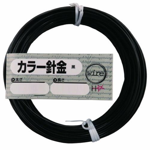 DAIDOHANT Vinyl-Coated Color Wire, Black, #18 (1.2 Mm) Diameter X 20m Length, 10155924