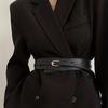 1PC Leather Detachable Girdle Stylish Pin Buckle Wide Waistband Vintage Coat Dress Belt For Women