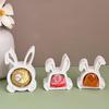1Pc Cute Mini Easter Rabbit Silicone Mold DIY Candy Chocolate Candle Scented Gypsum Mould Handmade Home Decoration Mold