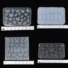 3D Nail Art Mold with Variety of Patterns Template Carving Sticker Stencil Tools Moulds for Nail Enthusiasts and Salons