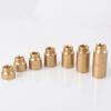 Brass 1/2 " Female To Male Stainless Steel Thickened Extension Joint Lengthened Hexagonal Extension Direct Chrome Plating Brass