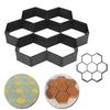 9Styles Hage Dekor DIY Driveway Betong Stepping Asfaltering Hage Road Mold Patio Stone