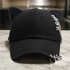 Women Modern Kitten Ears Baseball Hat with Metal Charm for Girls Women Versatile Kitten Ears Adjustable Hat Cats Ear