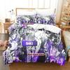 Top Baki Hanma Beding Set Single Twin Printed Bed Linen Set With Pilowcase Bed Soft Duvet Cover Soft Single Double Quen Super King-Sized Dimensionsd