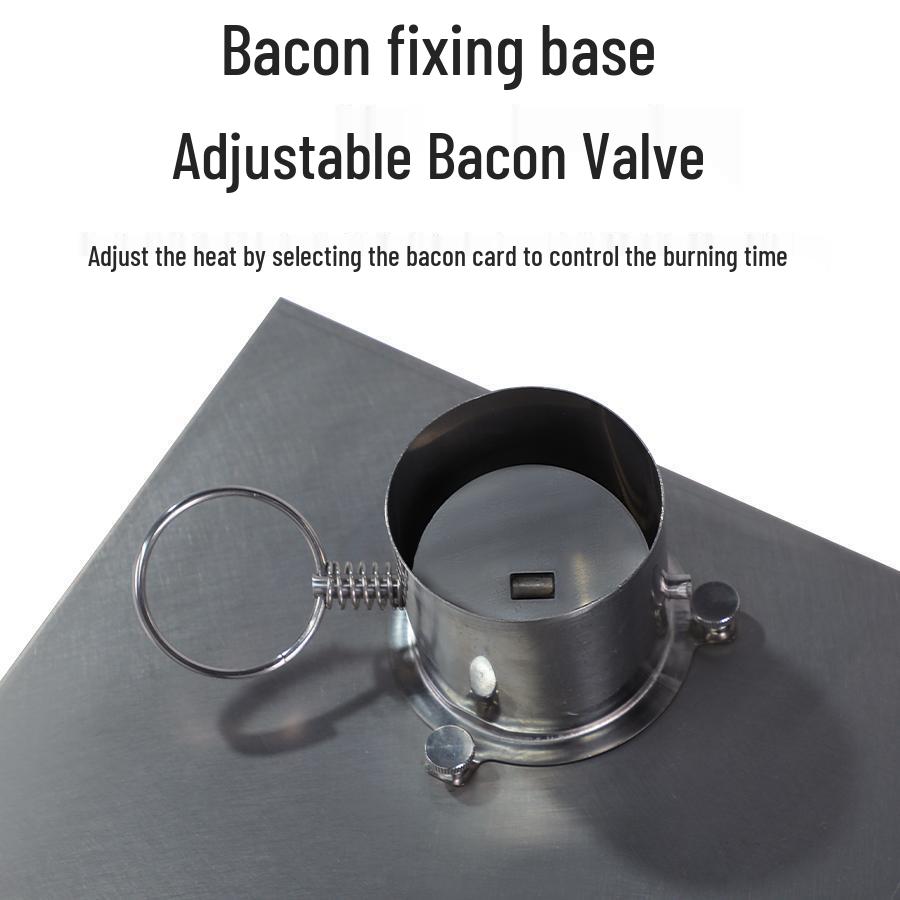 Portable Titanium Folding Wood Stove for Outdoor Camping